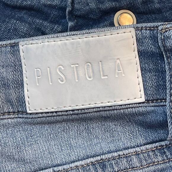 Pistola Women's Audrey Striped Skinny Jeans in Monaco Style # P6730JFK-MNC Sz 30 - Picture 8 of 10